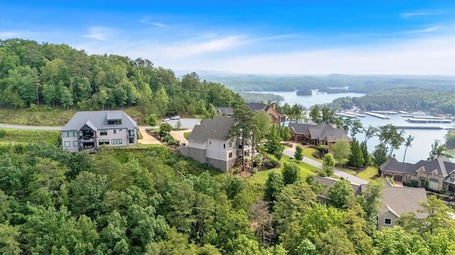 89 Somerset Ln, Cartersville, GA 30121 - aerial perspective of suburban area with a heavily wooded area and a large body of water