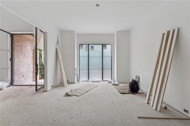 view of empty room