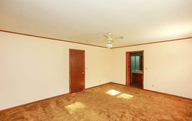 290 Timber Ridge Trl, Carrollton, GA 30117 - carpeted empty room with ornamental molding and baseboards