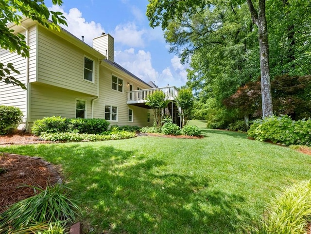2910 Waverly Place Dr, Dacula, GA 30019 - view of grassy yard featuring a deck