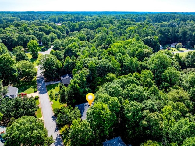 215 Twin Creek Shrs, Athens, GA 30605 - bird's eye view of a heavily wooded area