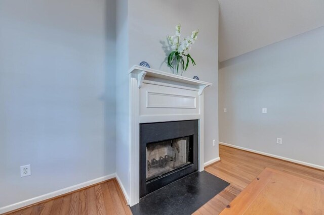 215 Twin Creek Shrs, Athens, GA 30605 - detailed view of wood finished floors and a fireplace with flush hearth