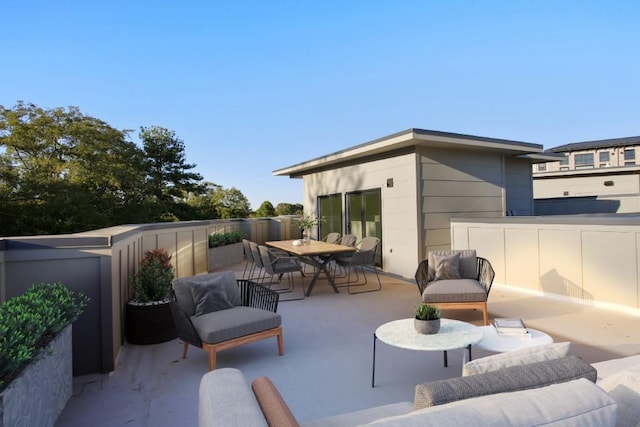 2194 Bristol Cv Unit 13, Chamblee, GA 30341 - view of patio featuring outdoor dining space and an outdoor living space