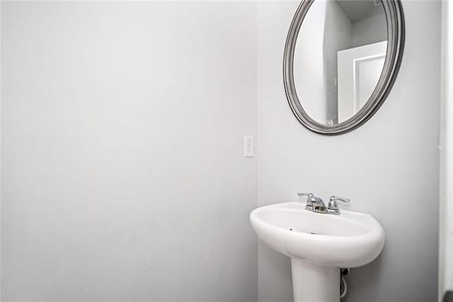 bathroom with a sink