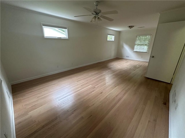 6542 Cherry Tree Ln, Atlanta, GA 30328 - spare room with ceiling fan and wood finished floors