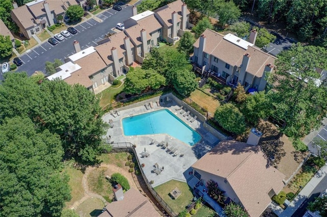 3721 Stonewall Cir SE, Atlanta, GA 30339 - aerial view of property's location with a pool area