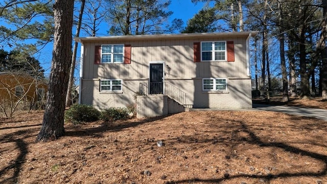 view of rear view of property