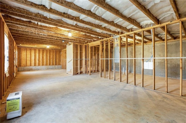 miscellaneous room featuring concrete floors