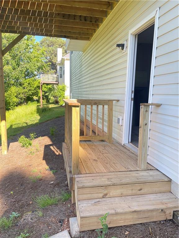 203 Sea Marsh Ct, Fayetteville, GA 30215 - view of wooden deck