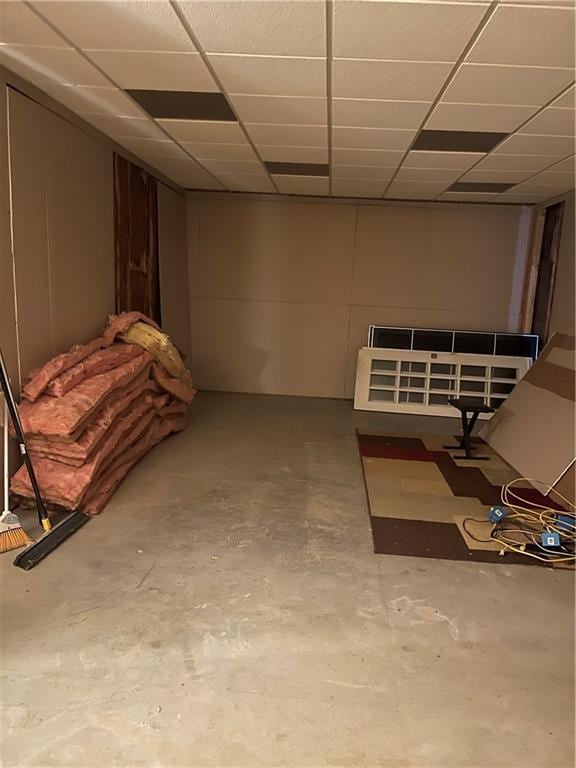 203 Sea Marsh Ct, Fayetteville, GA 30215 - below grade area featuring a drop ceiling