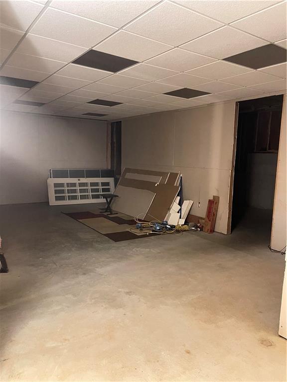 203 Sea Marsh Ct, Fayetteville, GA 30215 - finished basement featuring a paneled ceiling