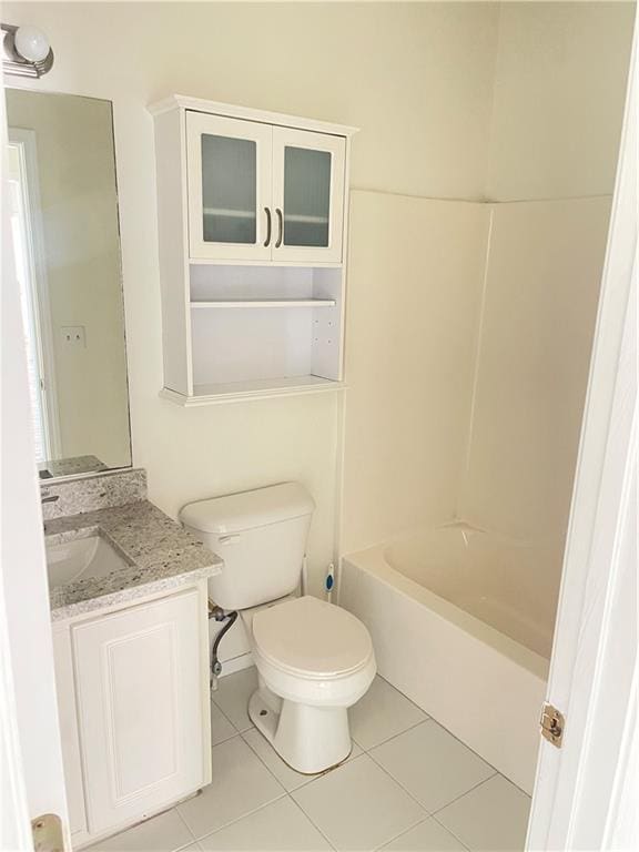 203 Sea Marsh Ct, Fayetteville, GA 30215 - full bath with toilet, vanity, tile patterned floors, and tub / shower combination