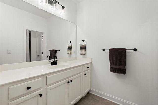 635 Opera Ln, Alpharetta, GA 30009 - bathroom featuring vanity and baseboards
