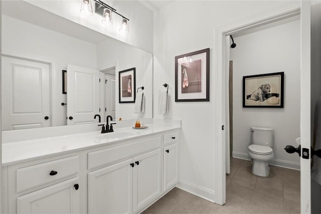 635 Opera Ln, Alpharetta, GA 30009 - bathroom featuring vanity and tile patterned floors