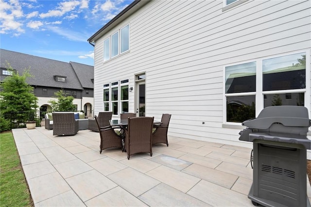 635 Opera Ln, Alpharetta, GA 30009 - view of patio / terrace with area for grilling and outdoor dining area