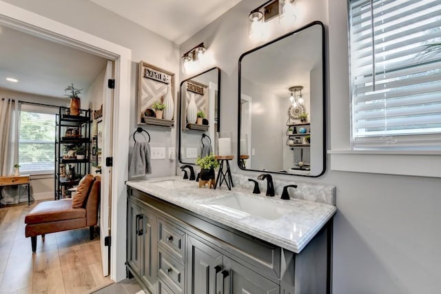 5441 E Main St, Flowery Branch, GA 30542 - bathroom featuring double vanity