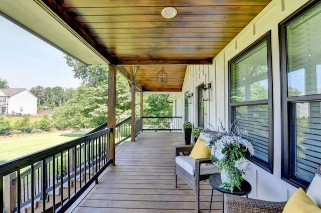 5441 E Main St, Flowery Branch, GA 30542 - view of wooden porch