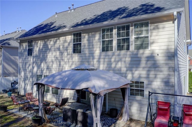 3258 Kessock Ridge Trl, Snellville, GA 30039 - back of property with a patio and a gazebo