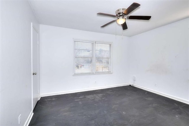 707 E Spring St E, Monroe, GA 30655 - spare room featuring ceiling fan and baseboards