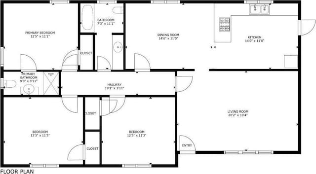 707 E Spring St E, Monroe, GA 30655 - floor plan / room layout