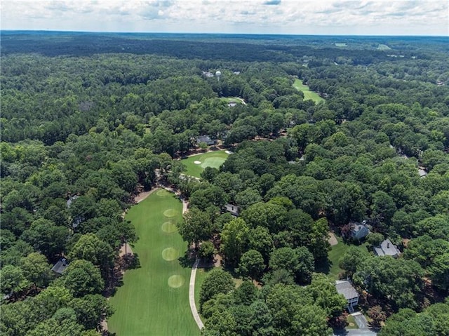 137 Oakton S, Eatonton, GA 31024 - drone / aerial view featuring view of golf course and a view of trees