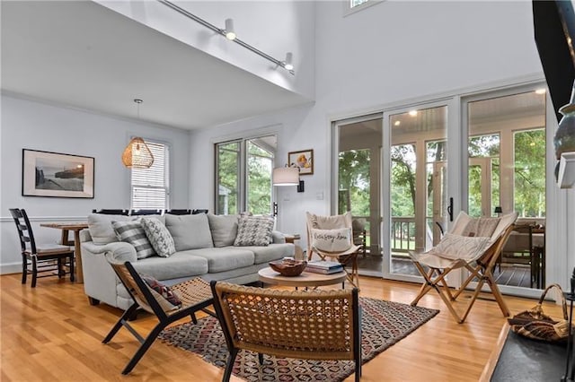 137 Oakton S, Eatonton, GA 31024 - living area with light wood-style floors and a healthy amount of sunlight