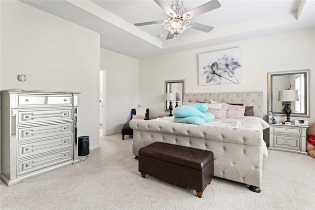 297 Aylesbury Blvd, Mcdonough, GA 30252 - bedroom with carpet, a tray ceiling, and ceiling fan
