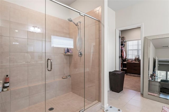 297 Aylesbury Blvd, Mcdonough, GA 30252 - full bath with a spacious closet, a stall shower, and healthy amount of natural light