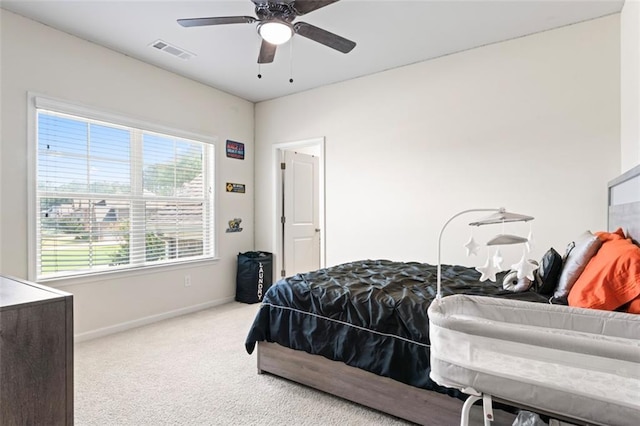 297 Aylesbury Blvd, Mcdonough, GA 30252 - carpeted bedroom with baseboards and a ceiling fan
