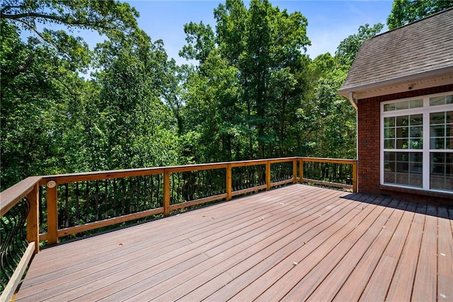 view of deck