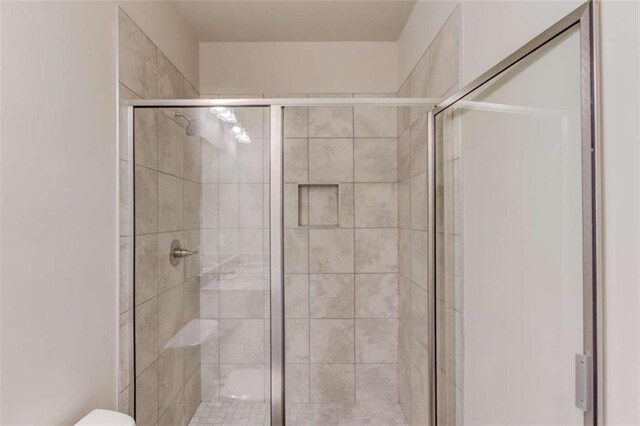 bathroom with walk in shower