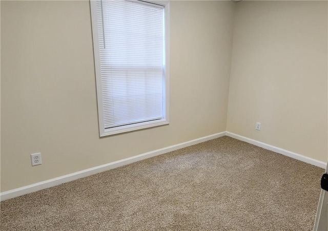 empty room featuring carpet