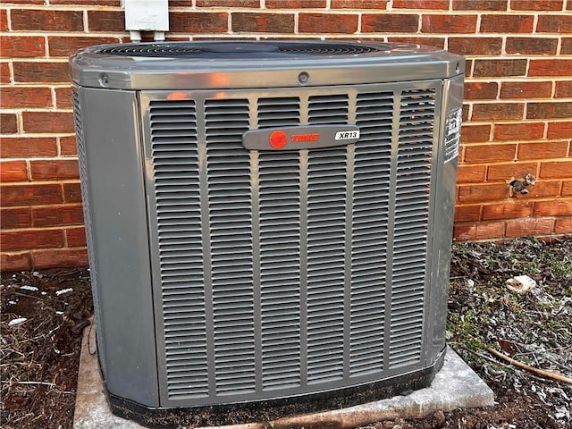 exterior details featuring central AC unit