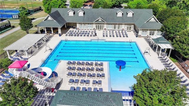 view of community pool