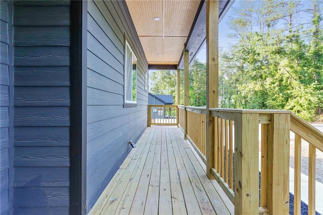 70 Wheeler Lake Path, Dallas, GA 30157 - view of wooden terrace