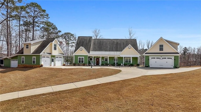 150 Crestview Rd, Jackson, GA 30233 - craftsman-style home featuring driveway, board and batten siding, a front lawn, and a shingled roof