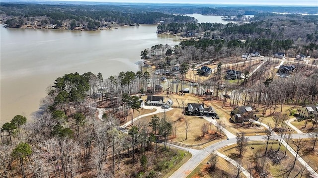 150 Crestview Rd, Jackson, GA 30233 - aerial view of property and surrounding area featuring a large body of water and a forest