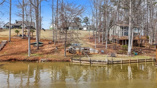 150 Crestview Rd, Jackson, GA 30233 - dock area featuring a deck with water view