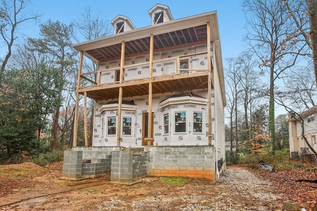 view of back of property