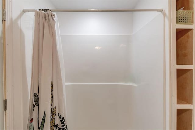 bathroom with walk in shower