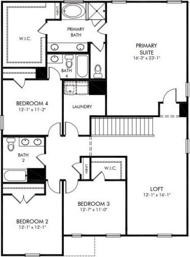 519 Magnolia Dr, Dawsonville, GA 30534 - home floor plan