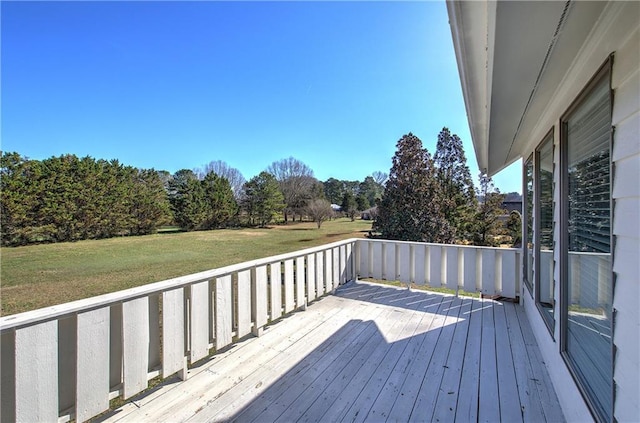 317 Shenandoah Dr NE, Calhoun, GA 30701 - deck featuring a yard