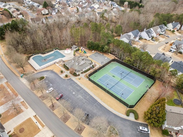 birds eye view of property featuring a residential view