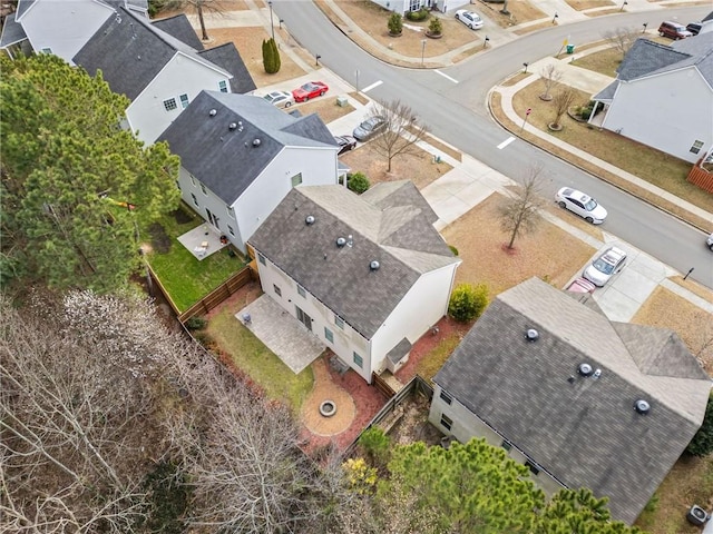 drone / aerial view featuring a residential view