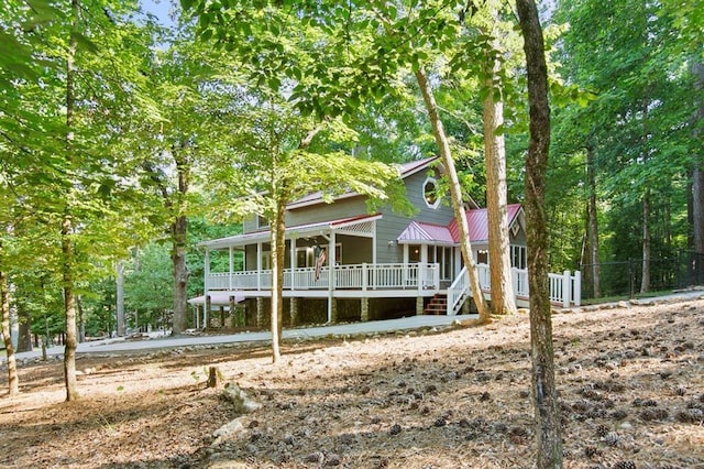 view of front of home