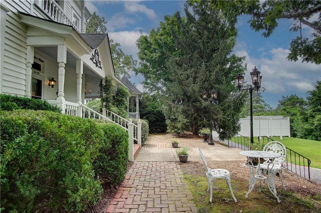 view of patio