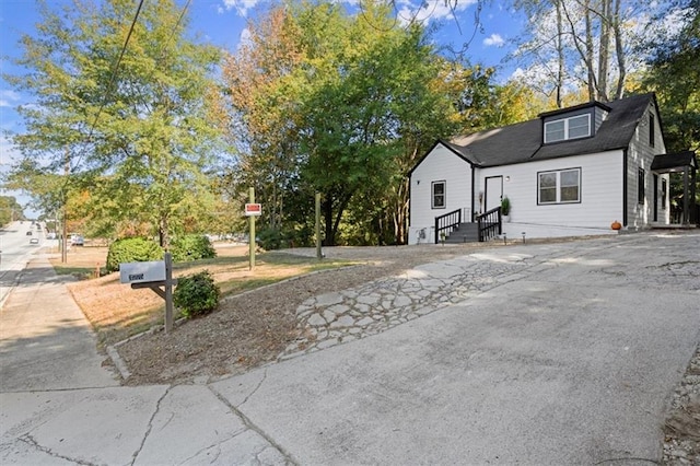 view of front of home