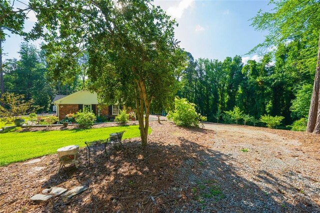 1382 Varner Rd, Marietta, GA 30062 - view of property's community featuring a lawn and view of wooded area