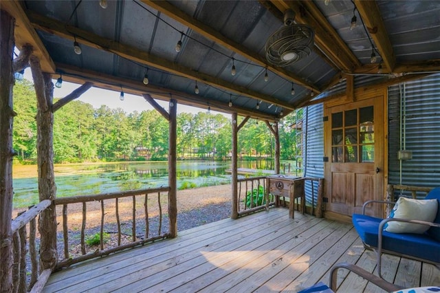 1382 Varner Rd, Marietta, GA 30062 - deck with a water view