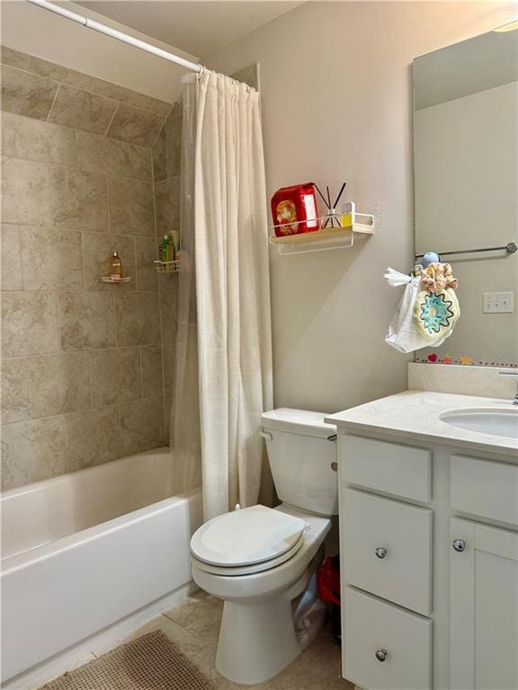 1452 Ridgebend Way SE, Mableton, GA 30126 - full bathroom with shower / bathtub combination with curtain and vanity